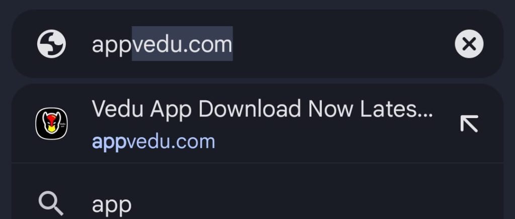 Vedu App installation